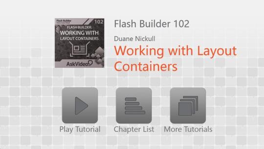 Flash Builder - Layout Containers