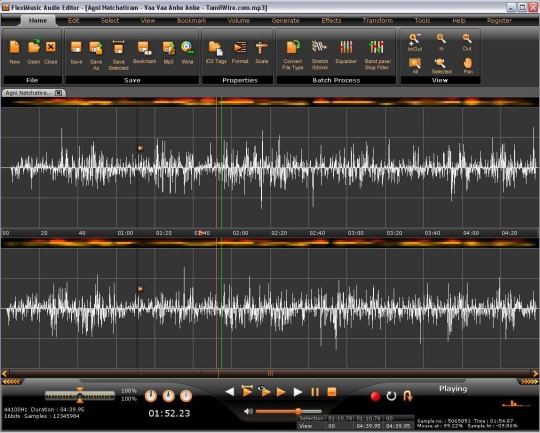FlexiMusic Audio Editor