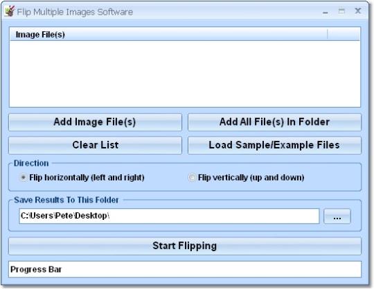 Flip Multiple Images Software