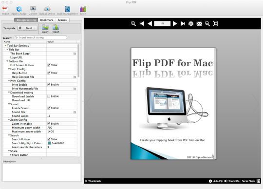 Flip PDF (Mac)