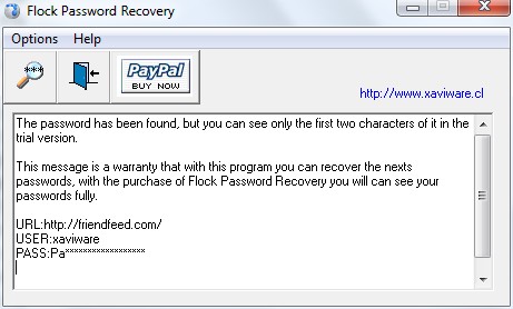 Flock Password Recovery