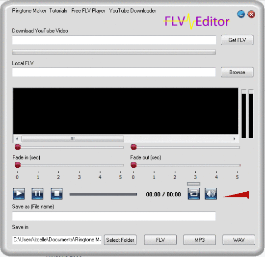 FLV Audio Editor