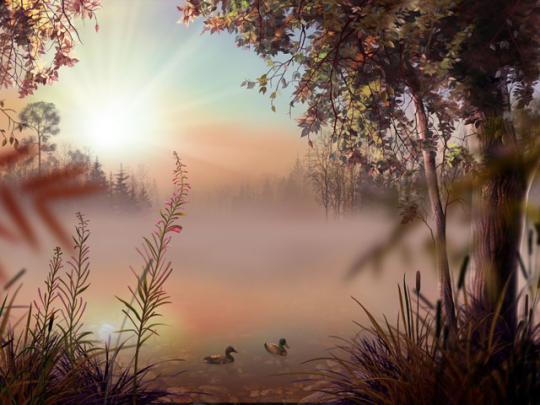 Fog Lake Screensaver and Animated Wallpaper