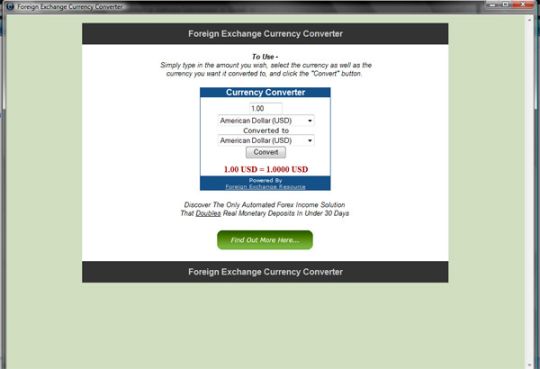 Foreign Exchange Currency Converter