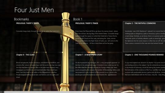 Four Just Men by Edgar Wallace for Windows 8
