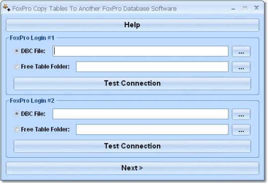 FoxPro Copy Tables To Another FoxPro Database Software