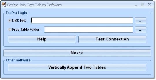 FoxPro Join Two Tables Software