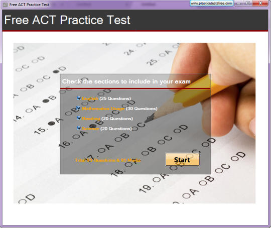 Free ACT Practice Test