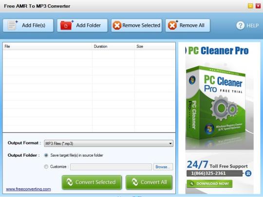 Free AMR to MP3 Converter