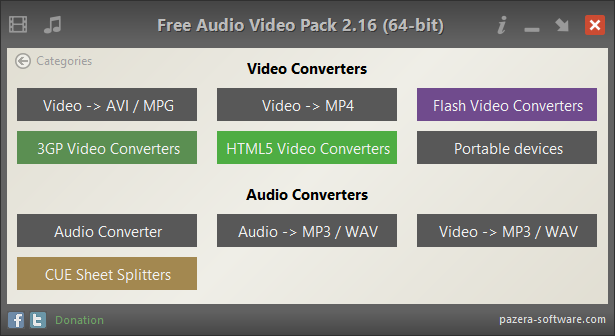 Free Audio Video Pack (64-bit)