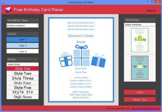 Free Birthday Card Maker