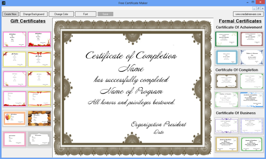 Free Certificate Maker