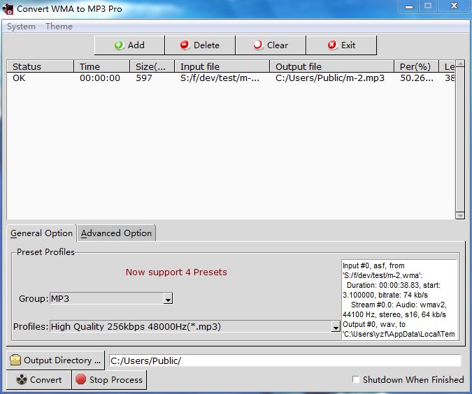 Free Convert MP3 to WMA Freeware