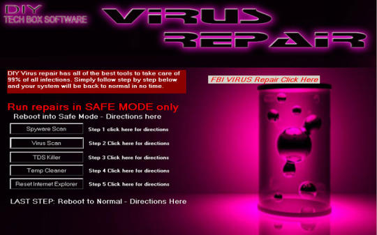 Free DIY Tech Box Virus Repair