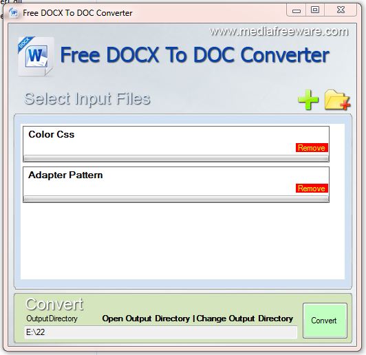Free Docx to Doc Converter