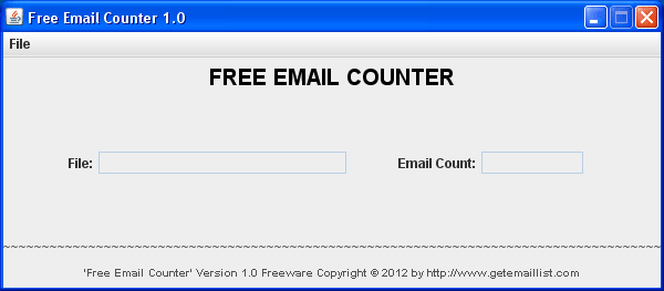 Free Email Counter