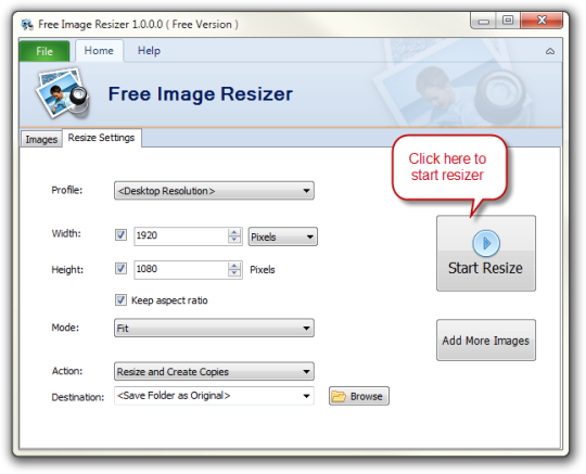 Free Image Resizer