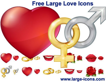 Free Large Love Icons