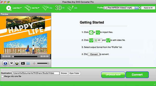 Free Mac Any DVD Converter Pro