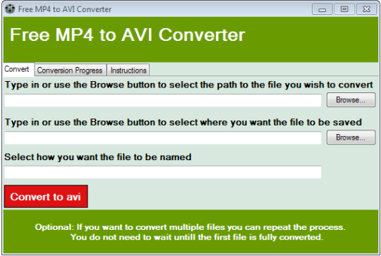Free MP4 to Avi Converter