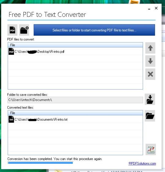 Free PDF to Text Converter