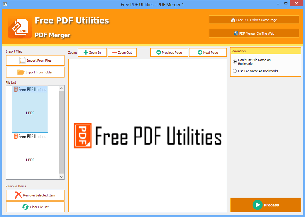 Free PDF Utilities - PDF Merger