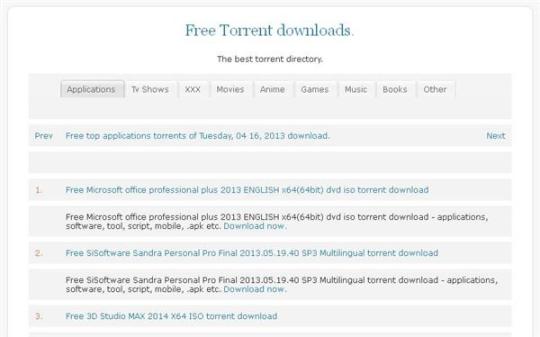 Free PHP Automatic Torrent Search Script