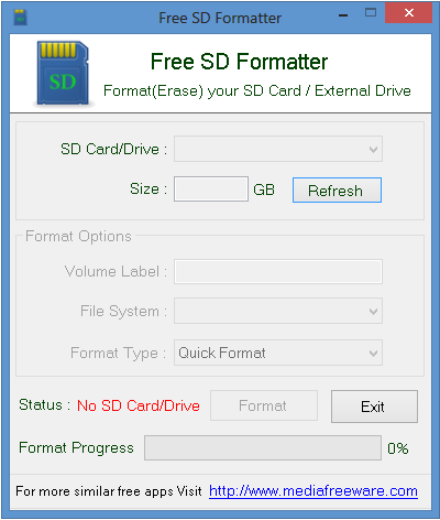 Free SD Formatter