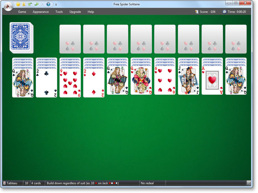 Free Spider Solitaire 2018