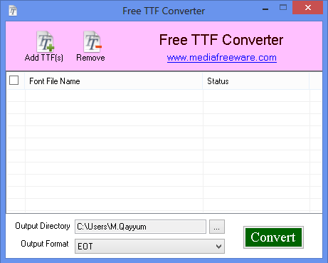 Free TTF Converter