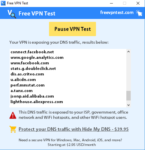Free VPN Test