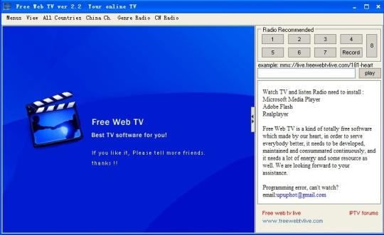 Free Web TV