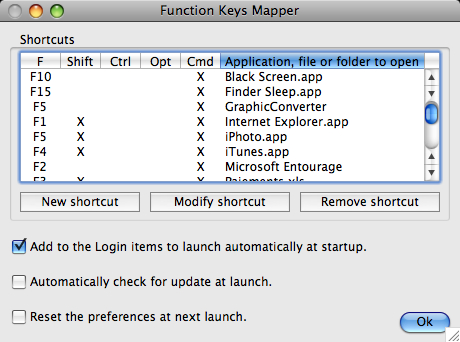 Function Keys Mapper