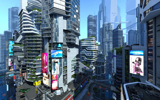 Futuristic City 3D Screensaver and Live Wallpaper