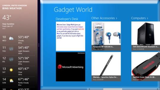 Gadget World for Windows 8