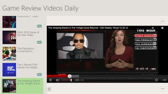 Game Review Videos Daily for Windows 8