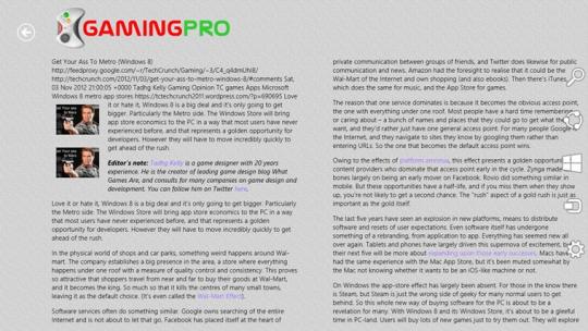 Gaming pro for Windows 8