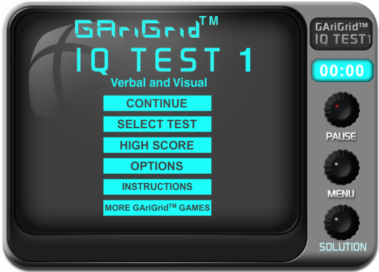 GariGrid IQ Test 1