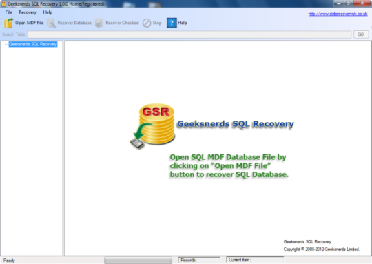Geeksnerds SQL Recovery