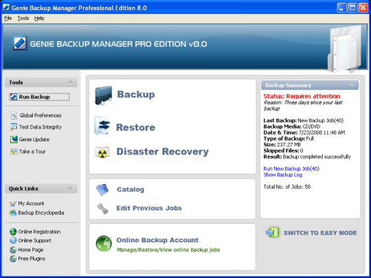 Genie Backup Manager Professional (64-Bit)
