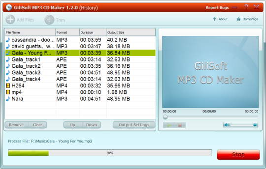 Gilisoft MP3 CD Maker