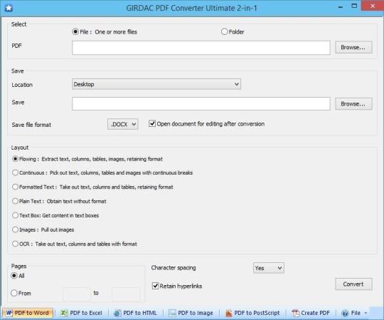 GIRDAC PDF Converter Ultimate Two-in-One
