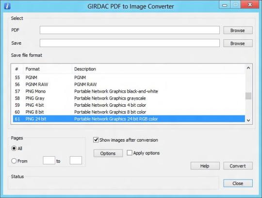 GIRDAC PDF to Image Converter