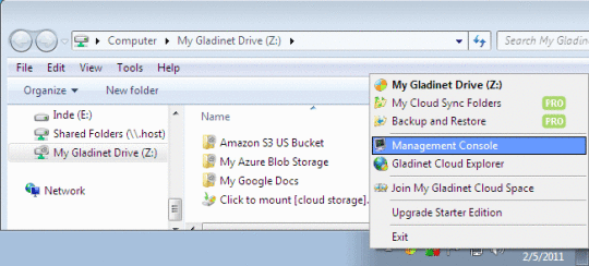 Gladinet Cloud Desktop Starter Edition (64-bit)