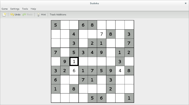 GNOME Sudoku