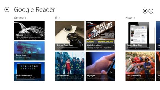 Google Reader Free for Windows 8