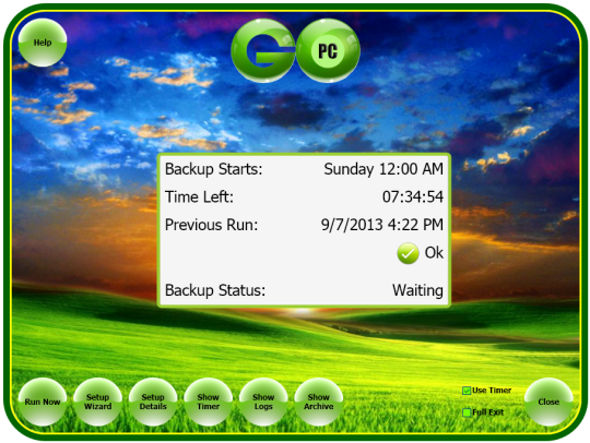 GoPC Backup (Windows 8)