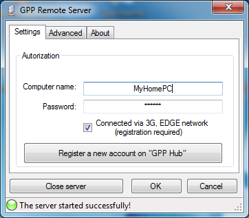 GPP Remote Server