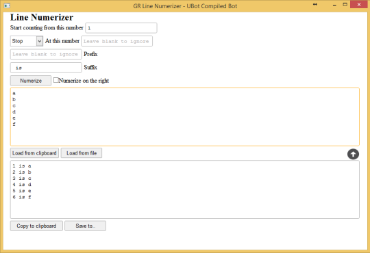 GR Line Numerizer