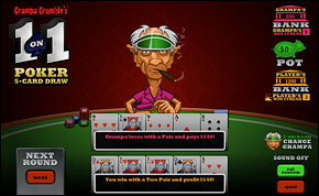 Grampa Grumble 1-on-1 Poker